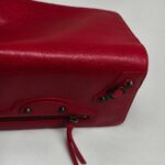 Balenciaga Zippy Wallet Red Lambskin with Antique Gold Hardware #RERL-7 - Image 11