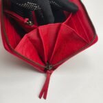 Balenciaga Zippy Wallet Red Lambskin with Antique Gold Hardware #RERL-7 - Image 16