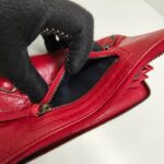 Balenciaga Zippy Wallet Red Lambskin with Antique Gold Hardware #RERL-7 - Image 18