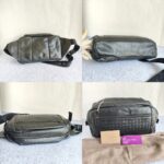Bottega Veneta Waist Bag Black Nappa Leather with Brunito Finish Hardware #RECK-2 - Image 2