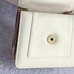 Bvlgari Serpenti Forever Top Handle Bag Cream Calf Leather with Gold Hardware #RETT-5 - Image 28