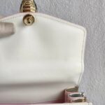 Bvlgari Serpenti Forever Top Handle Bag Cream Calf Leather with Gold Hardware #RETT-5 - Image 27