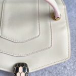 Bvlgari Serpenti Forever Top Handle Bag Cream Calf Leather with Gold Hardware #RETT-5 - Image 4