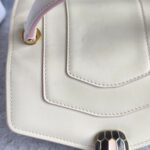 Bvlgari Serpenti Forever Top Handle Bag Cream Calf Leather with Gold Hardware #RETT-5 - Image 3