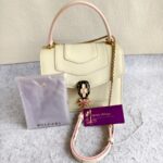Bvlgari Serpenti Forever Top Handle Bag Cream Calf Leather with Gold Hardware #RETT-5 - Image 2