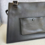 Celine Edge Top Handle Bag Black/Beige Calf Leather with Silver Hardware #RESO-8 - Image 5