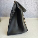 Celine Edge Top Handle Bag Black/Beige Calf Leather with Silver Hardware #RESO-8 - Image 8