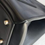 Celine Edge Top Handle Bag Black/Beige Calf Leather with Silver Hardware #RESO-8 - Image 16