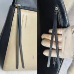 Celine Edge Top Handle Bag Black/Beige Calf Leather with Silver Hardware #RESO-8 - Image 23