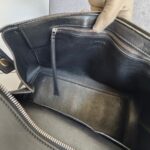 Celine Edge Top Handle Bag Black/Beige Calf Leather with Silver Hardware #RESO-8 - Image 33