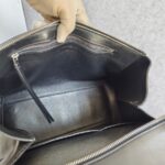 Celine Edge Top Handle Bag Black/Beige Calf Leather with Silver Hardware #RESO-8 - Image 32