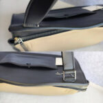 Celine Edge Top Handle Bag Black/Beige Calf Leather with Silver Hardware #RESO-8 - Image 18