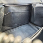 Celine Edge Top Handle Bag Black/Beige Calf Leather with Silver Hardware #RESO-8 - Image 30