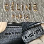 Celine Edge Top Handle Bag Black/Beige Calf Leather with Silver Hardware #RESO-8 - Image 22