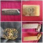 Chanel 19 Flap Bag Black with Lambskin and Gold/Silver/Ruthenium Hardware #OTLE-1 - Image 18