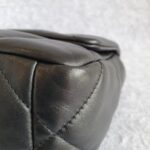 Chanel 19 Flap Bag Black with Lambskin and Gold/Silver/Ruthenium Hardware #OTLE-1 - Image 14