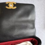Chanel 19 Flap Bag Black with Lambskin and Gold/Silver/Ruthenium Hardware #OTLE-1 - Image 20