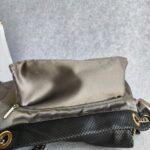 Chanel Accordian Flap Bag Black Perforated Lambskin with Gold/Silver Hardware #RESO-4 - Image 23