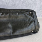 Chanel Accordian Flap Bag Black Perforated Lambskin with Gold/Silver Hardware #RESO-4 - Image 14
