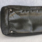 Chanel Accordian Flap Bag Black Perforated Lambskin with Gold/Silver Hardware #RESO-4 - Image 13