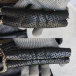 Chanel Accordian Flap Bag Black Perforated Lambskin with Gold/Silver Hardware #RESO-4 - Image 20