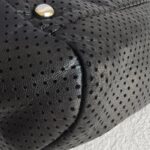 Chanel Accordian Flap Bag Black Perforated Lambskin with Gold/Silver Hardware #RESO-4 - Image 17