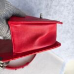 Chanel Boy Medium 25cm Red Calf Leather with Ruthenium Hardware #RESS-1 - Image 9