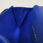Chanel Card Holder Blue Grained Calfskin with Gold Hardware #REOO-1 - Image 13