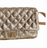 Chanel Flap Bag Gold Sequine with Gold Hardware #REYR-4 - Image 4