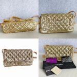 Chanel Flap Bag Gold Sequine with Gold Hardware #REYR-4 - Image 2