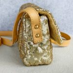 Chanel Flap Bag Gold Sequine with Gold Hardware #REYR-4 - Image 8