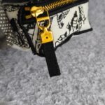 Dior Cosmetic Pouch Black/white Canvas with Gold Hardware #RLER-1 - Image 11