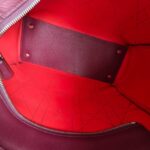 Dior Tote Burgundy Calf Leather with Silver Hardware #GULEL-2 - Image 32