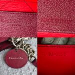 Dior Tote Burgundy Calf Leather with Silver Hardware #GULEL-2 - Image 24