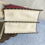 Fendi Kan I Medium Bag 2tone Calf Leather and Silver/Gold Hardware #RECS-2 - Image 9