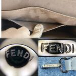 Fendi Kan I Medium Bag 2tone Calf Leather and Silver/Gold Hardware #RECS-2 - Image 25