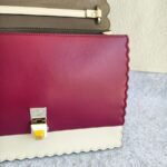 Fendi Kan I Medium Bag 2tone Calf Leather and Silver/Gold Hardware #RECS-2 - Image 18