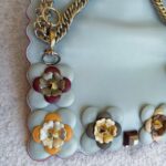 Fendi Kan I Medium Bag Blue Calf Leather and Silver/Gold Hardware #RECS-3 - Image 3