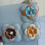 Fendi Kan I Medium Bag Blue Calf Leather and Silver/Gold Hardware #RECS-3 - Image 6