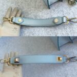 Fendi Kan I Medium Bag Blue Calf Leather and Silver/Gold Hardware #RECS-3 - Image 23