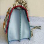 Fendi Kan I Medium Bag Blue Calf Leather and Silver/Gold Hardware #RECS-3 - Image 9