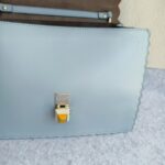 Fendi Kan I Medium Bag Blue Calf Leather and Silver/Gold Hardware #RECS-3 - Image 27