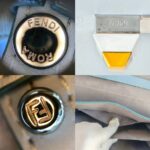 Fendi Kan I Medium Bag Blue Calf Leather and Silver/Gold Hardware #RECS-3 - Image 29