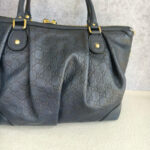 Gucci Sukey Dark Blue Guccissima Leather with Gold Hardware #REOY-1 - Image 7