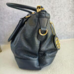 Gucci Sukey Dark Blue Guccissima Leather with Gold Hardware #REOY-1 - Image 9