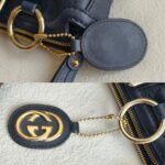 Gucci Sukey Dark Blue Guccissima Leather with Gold Hardware #REOY-1 - Image 26