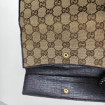 Gucci Wallet Brown Canvas with Leather and Gold Hardware #RERL-4 - Image 7