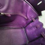 Hermes Birkin 35 Purple Ostrich Skin with Palladium Plated Hardware #REUS-2 - Image 34