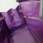 Hermes Birkin 35 Purple Ostrich Skin with Palladium Plated Hardware #REUS-2 - Image 35