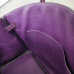 Hermes Birkin 35 Purple Ostrich Skin with Palladium Plated Hardware #REUS-2 - Image 37